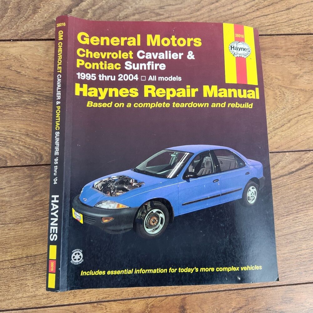 Haynes Repair Manual GM Chevrolet Cavalier Pontiac Sunfire 1995 thru 2004 #38016
